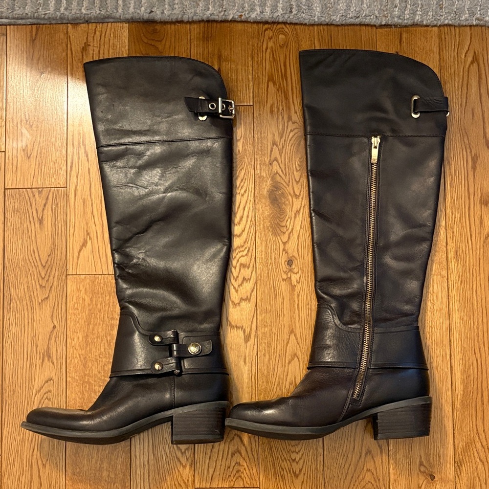 Vince Camuto Dark Brown Over the Knee Boots